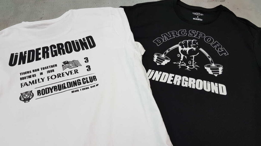 IT Folientechnik Ludwigsburg, Textilveredelung, T-Shirt Dark Sport