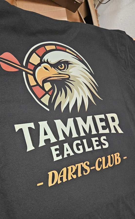 IT Folientechnik Ludwigsburg, Textilveredelung, T-Shirt Adler