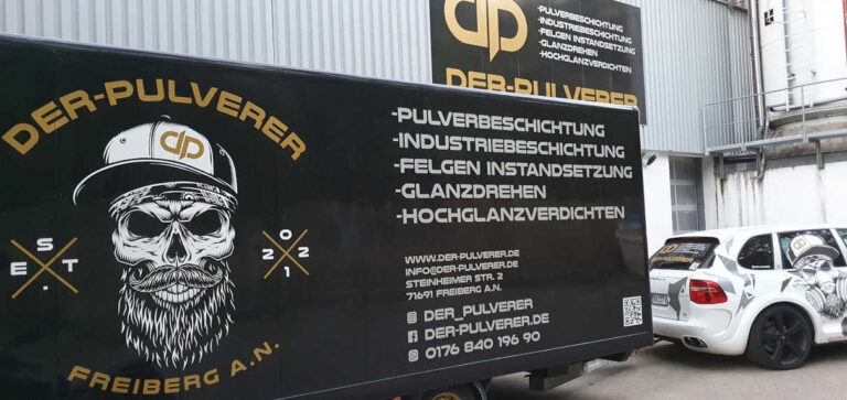 IT Folientechnik Ludwigsburg, Folienbeschriftungen LKW Anhänger
